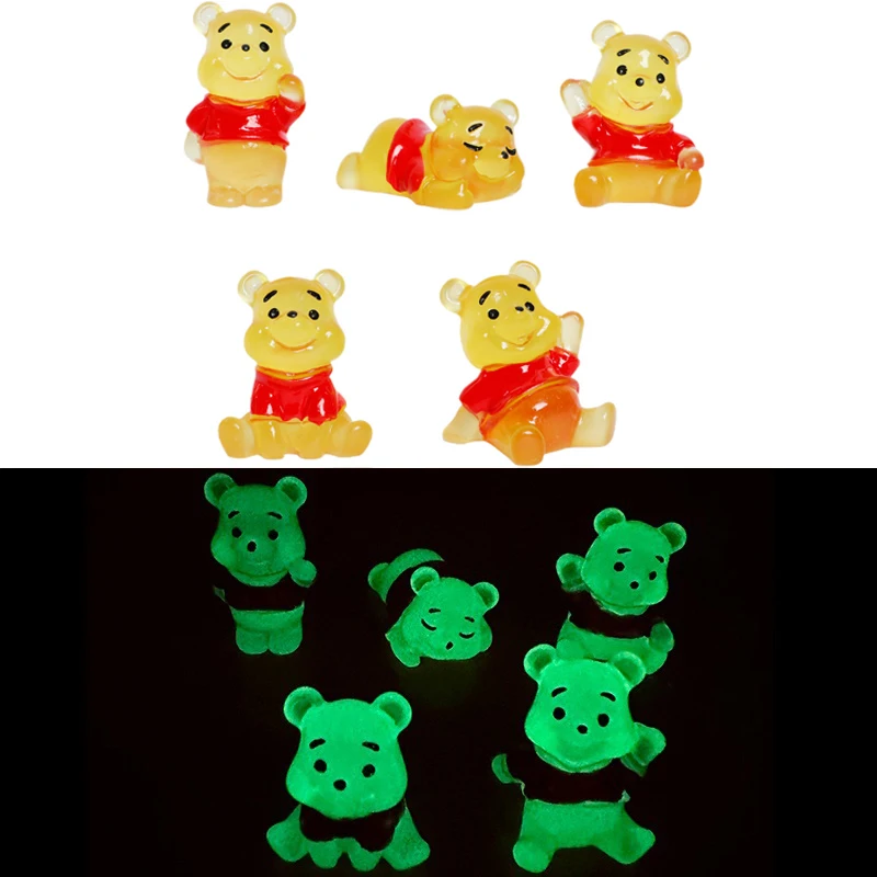 Disney Mini Pooh Bear Noctilucent Action Figure Kawaii Luminous Figurine DIY Resin Accessories for Phone Cases Car Desktop Decor
Disney Mini Pooh Bear Noctilucent Action Figure Kawaii Luminous Figurine DIY Resin Accessories for Phone Cases Car Desktop Decor