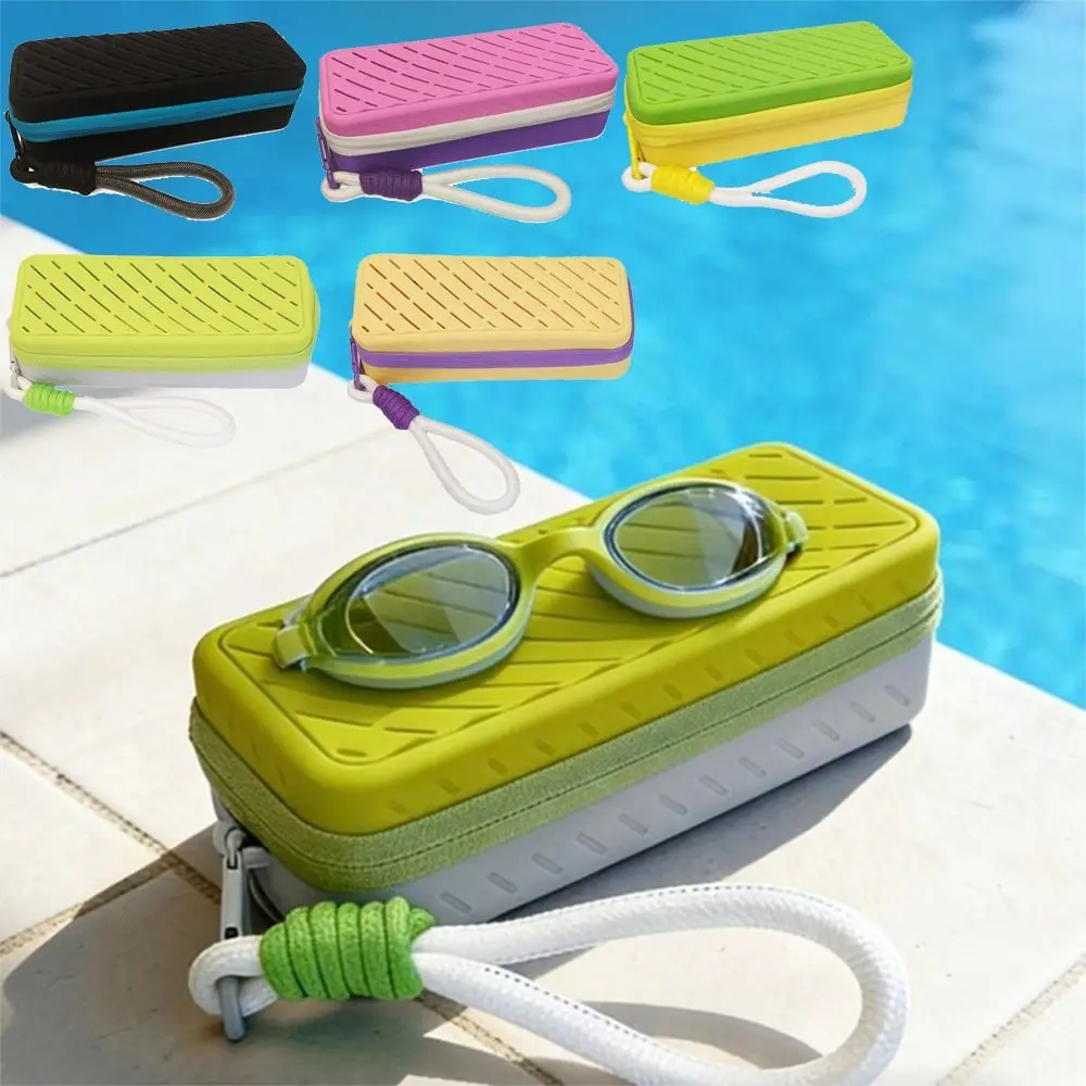 Large Capacity Silicone Swim Goggle Case Breathable Perforated Eyeglasses Storage Bag Soft Waterproof
Large Capacity Silicone Swim Goggle Case Breathable Perforated Eyeglasses Storage Bag Soft Waterproof