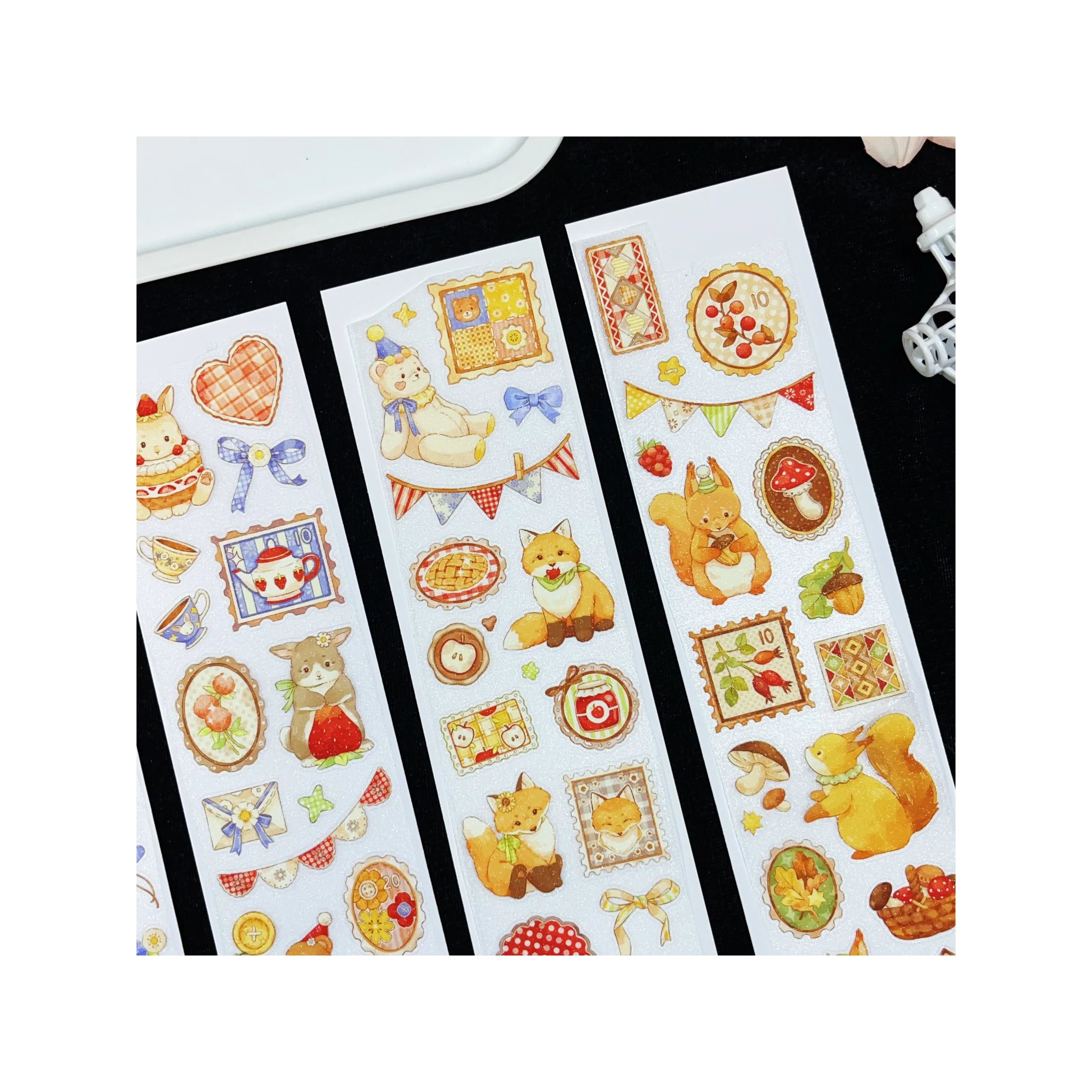 Cute Korean Style "Cat Family" Sticker Roll Adhesive tape for Journaling & Scrapbooking
Cute Korean Style "Cat Family" Sticker Roll Adhesive tape for Journaling & Scrapbooking