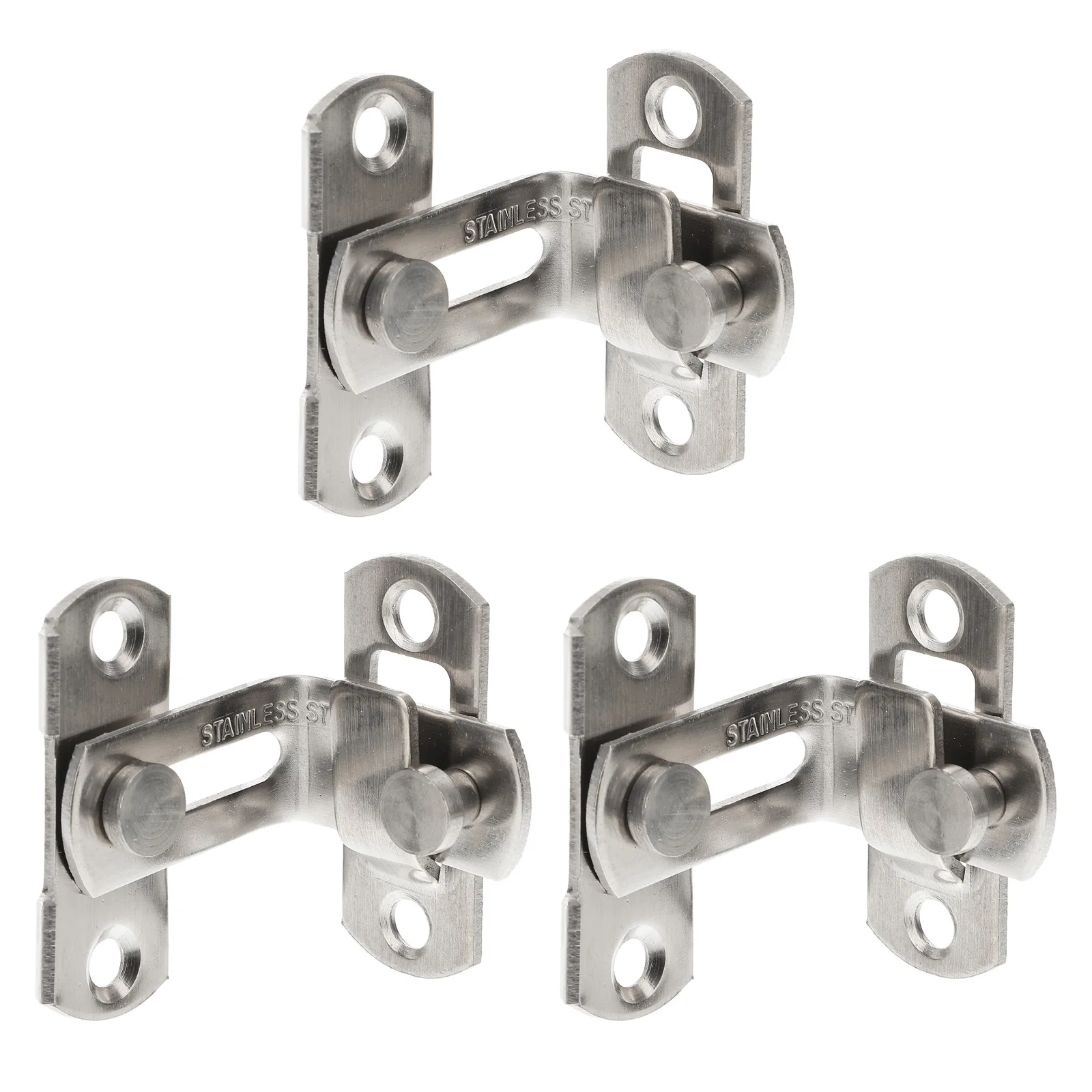 3 Sets Stainless Steel Magnetic Door Hasp Lock Barn Latches Catches Sliding Buckle Gate Silver Anti Corrosion Durable Suitable
3 Sets Stainless Steel Magnetic Door Hasp Lock Barn Latches Catches Sliding Buckle Gate Silver Anti Corrosion Durable Suitable
