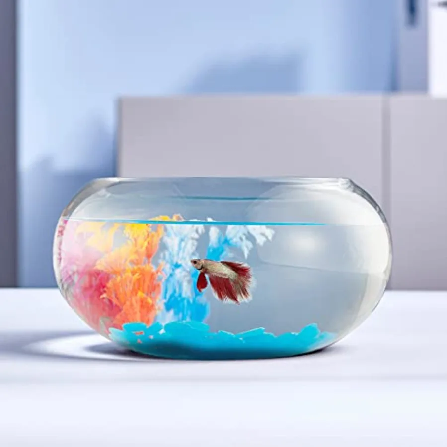 lon Glass with Decor Include Fluorescent Stones and Colorful Plastic Trees High White Glass for Clear View Small Fish Bowl/Vase
lon Glass with Decor Include Fluorescent Stones and Colorful Plastic Trees High White Glass for Clear View Small Fish Bowl/Vase