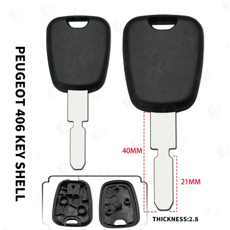 for Peugeot car secondary key 406 307 chip key replacement shell Citroen spare key embryo
for Peugeot car secondary key 406 307 chip key replacement shell Citroen spare key embryo