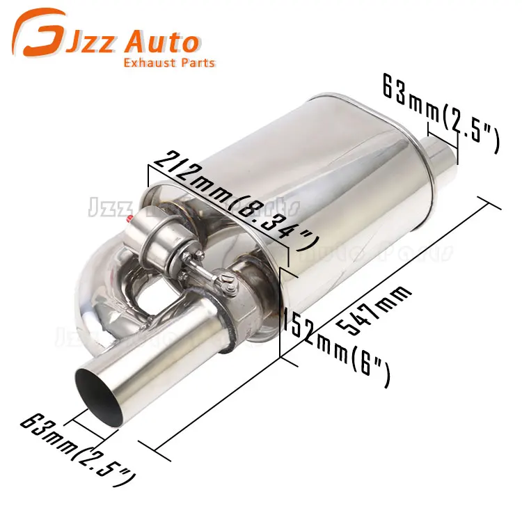 Equipment Smart Library Auto Performance 2.5" Inlet Outlet Valvetronic Exhaust Muffler Tips Universal Valved Cutoff Stainless S
Equipment Smart Library Auto Performance 2.5" Inlet Outlet Valvetronic Exhaust Muffler Tips Universal Valved Cutoff Stainless S
