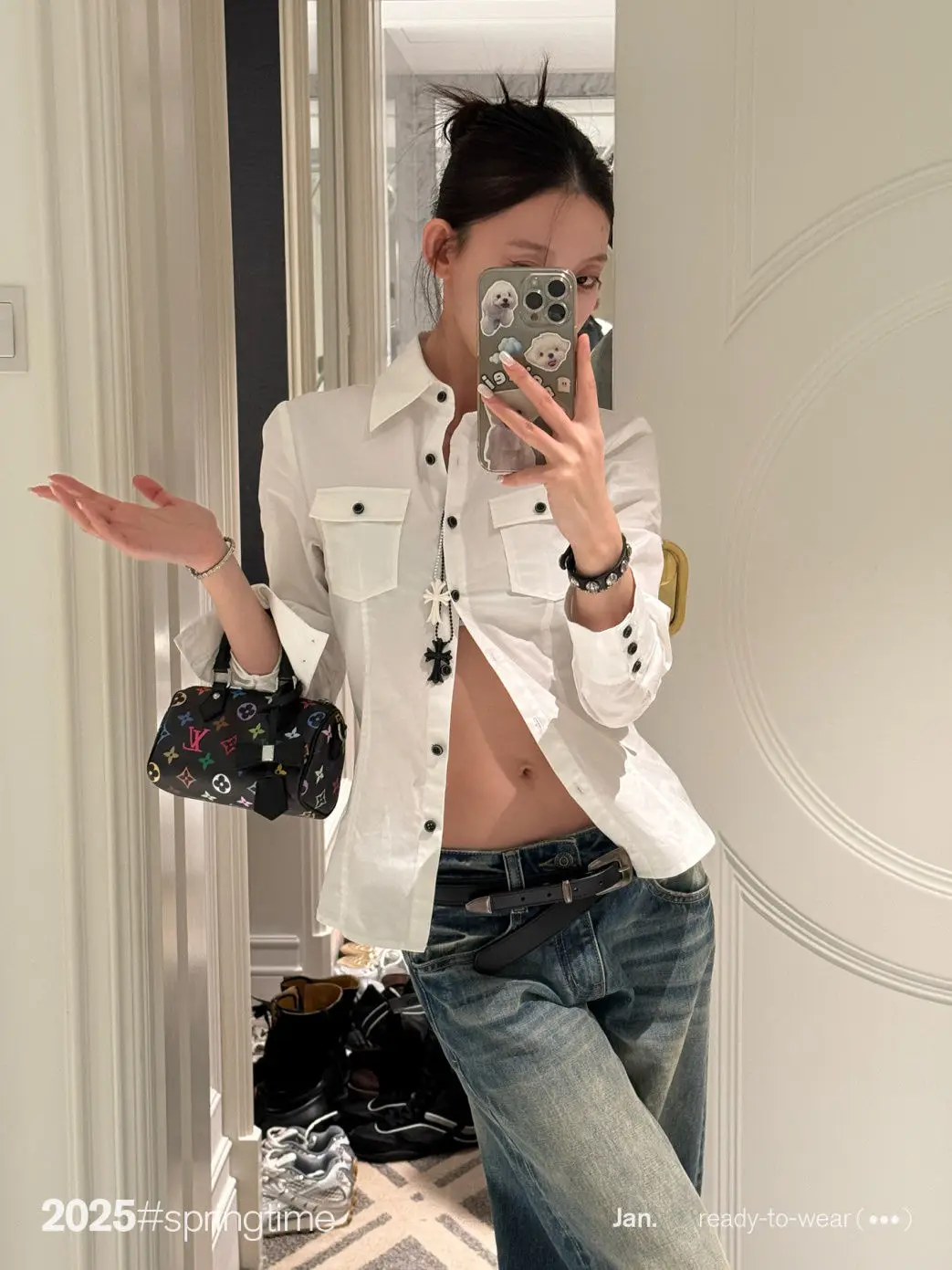 Onalippa Fashionable Waist Cinching Women New Workwear Design Slim Fit Slimming Shirt Long Sleeved Versatile Base White Top
Onalippa Fashionable Waist Cinching Women New Workwear Design Slim Fit Slimming Shirt Long Sleeved Versatile Base White Top
