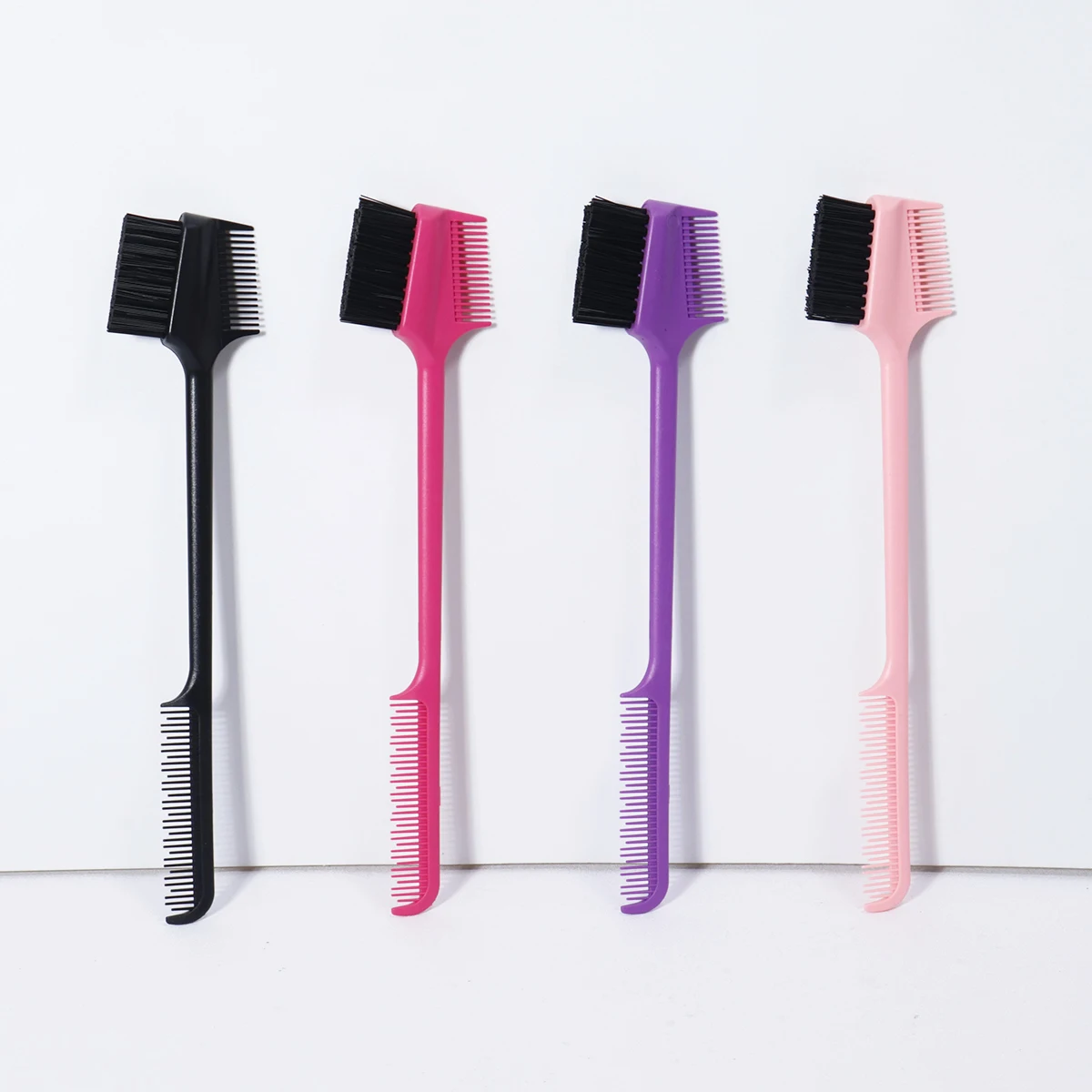 Double sided edge comb control hair brush, double-sided three in one edge control brush, hair salon comb hair styling tool
Double sided edge comb control hair brush, double-sided three in one edge control brush, hair salon comb hair styling tool