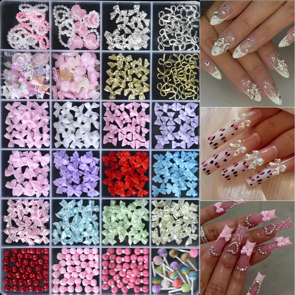 360pcs Mixed Bowknot Nail Crafts Decoration 3D Resin Metal Bow Nail Charms Multi-styles Kawaii Ribbon Bowtie DIY Nail Supplies*%
360pcs Mixed Bowknot Nail Crafts Decoration 3D Resin Metal Bow Nail Charms Multi-styles Kawaii Ribbon Bowtie DIY Nail Supplies*%