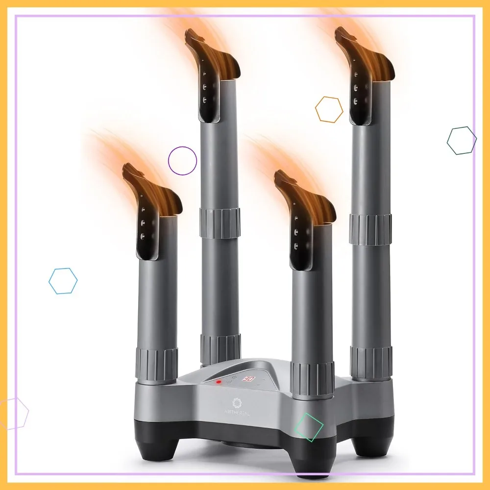 Boot Dryer & Shoe Warmer with Ozone Deodorization Heat Blower
Boot Dryer & Shoe Warmer with Ozone Deodorization Heat Blower