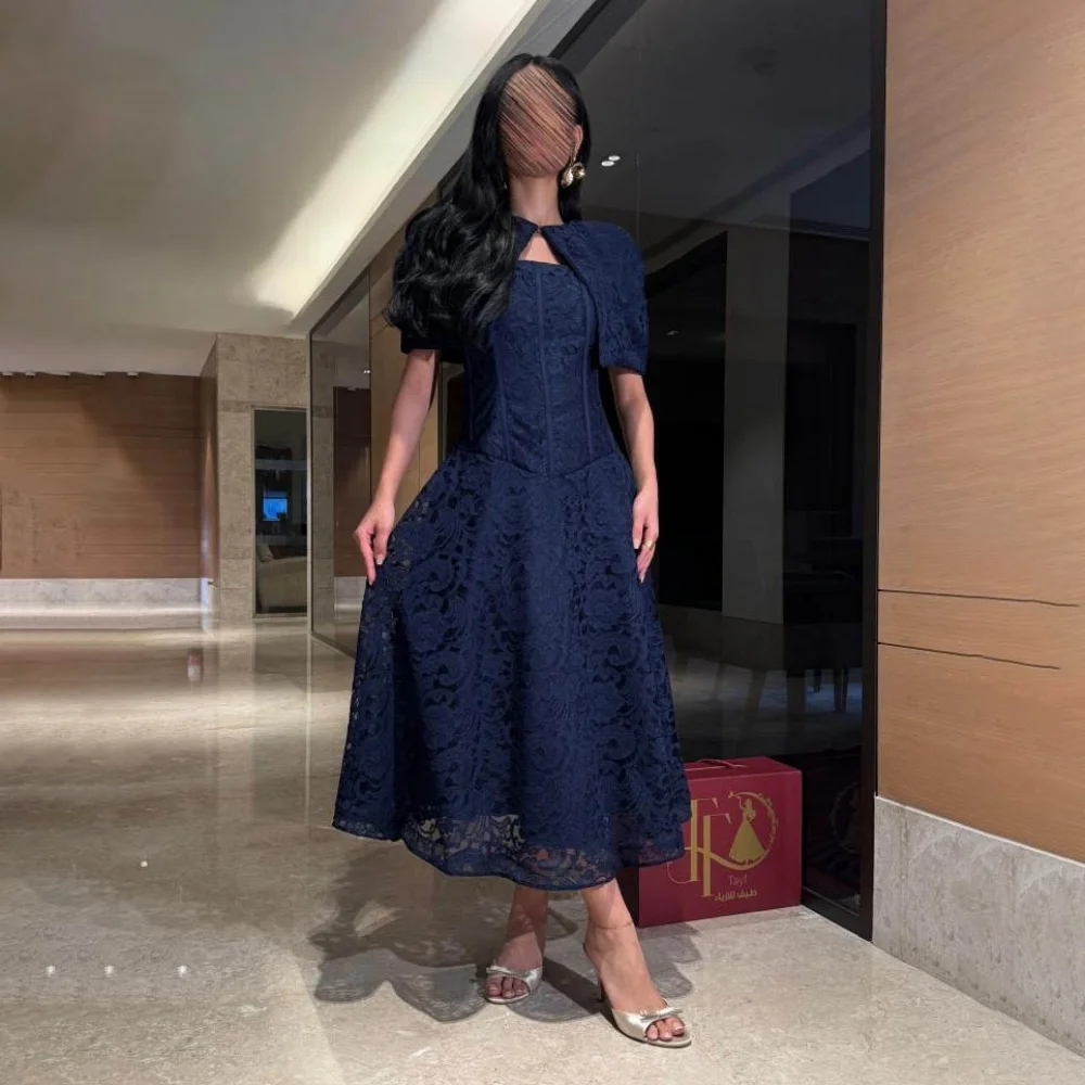 Customized Exquisite Short Sleeve A-line Evening Dress Charming Lace Applique Prom Dress Sexy Tulle Short Party Gown вечерне
Customized Exquisite Short Sleeve A-line Evening Dress Charming Lace Applique Prom Dress Sexy Tulle Short Party Gown вечерне