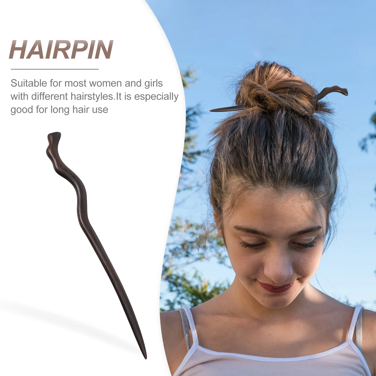 Ebony Hair Stick Smooth Polished Wood Hairpin Classical Black Design for Buns Parties Celebrations Oriental Headdress
Ebony Hair Stick Smooth Polished Wood Hairpin Classical Black Design for Buns Parties Celebrations Oriental Headdress