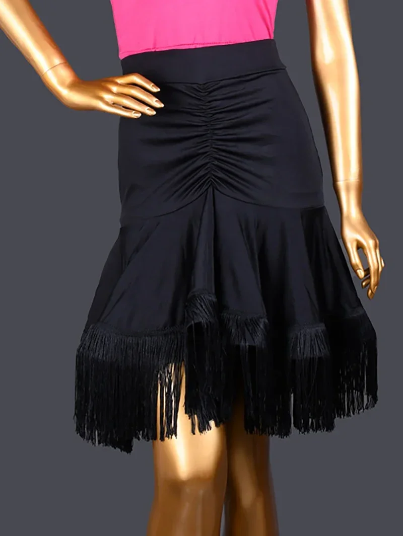 Women Latin Dance Skirt Irregular Ballroom Rumba Samba Tassels Dancewear Adult Female Training Cha Cha Performance Costume
Women Latin Dance Skirt Irregular Ballroom Rumba Samba Tassels Dancewear Adult Female Training Cha Cha Performance Costume