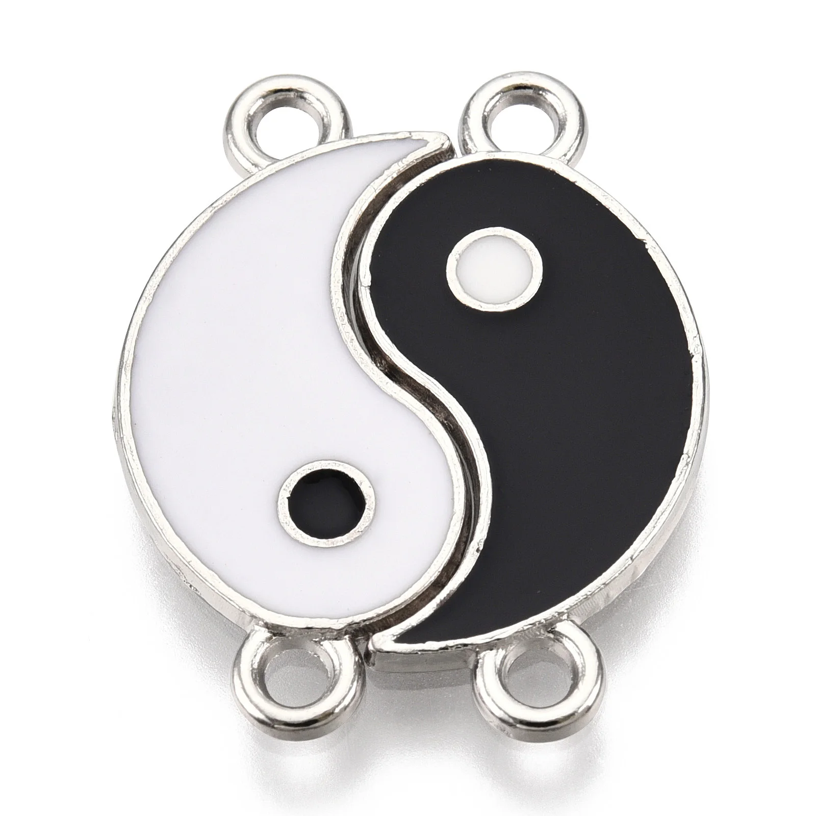 100 Set Taichi Yin Yang Charms Alloy Enamel Links Connectors for Necklace Bracelet Earrings DIY Jewerly Accessories 22x10x1mm
100 Set Taichi Yin Yang Charms Alloy Enamel Links Connectors for Necklace Bracelet Earrings DIY Jewerly Accessories 22x10x1mm