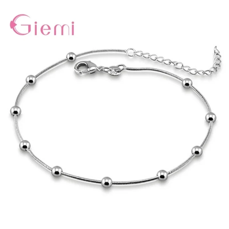 Round Circles Beads Charm Bracelet Bangles for Women Fashion Jewelry 925 Sterling Silver Hand Chain Bracelet
Round Circles Beads Charm Bracelet Bangles for Women Fashion Jewelry 925 Sterling Silver Hand Chain Bracelet