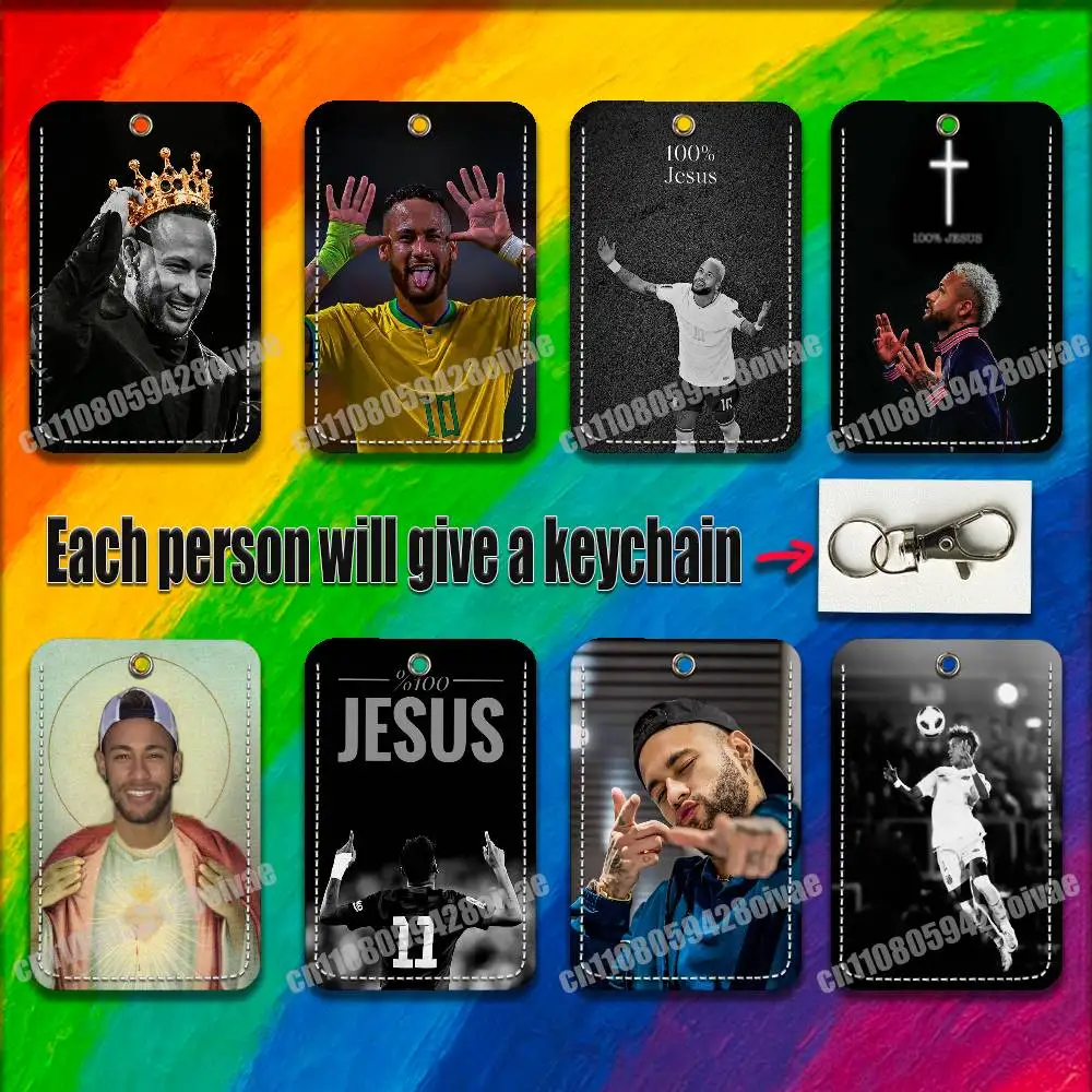 Football For N-NeYmAr Jesus For ID Clips Credit Bank Access Water Card Holder Cover Decoration Bag Key Keychain
Football For N-NeYmAr Jesus For ID Clips Credit Bank Access Water Card Holder Cover Decoration Bag Key Keychain
