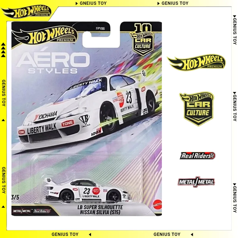 Hot Wheels Premium 2026 Car Culture Aero Styles LB SUPER SILHOUETTE NISSAN SILVIA (S15) 1:64 Diecast Alloy Car Collectible Gift
Hot Wheels Premium 2026 Car Culture Aero Styles LB SUPER SILHOUETTE NISSAN SILVIA (S15) 1:64 Diecast Alloy Car Collectible Gift