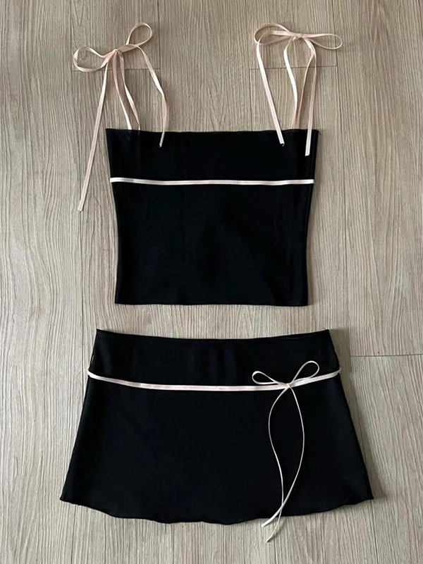 Original Black Dress Set for Women Summer Vintage Cool And Stylish Two-Piece Suiting Student Work Uniform Fashion Trend
Original Black Dress Set for Women Summer Vintage Cool And Stylish Two-Piece Suiting Student Work Uniform Fashion Trend