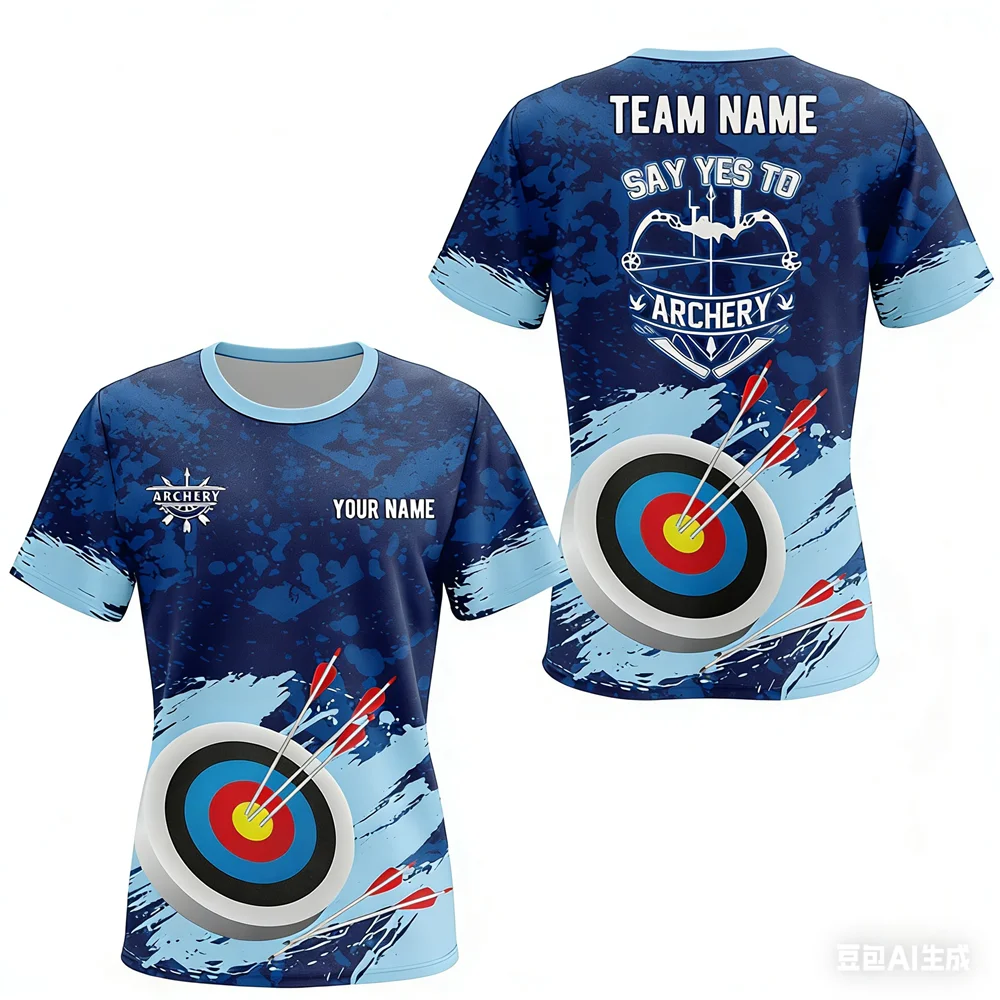 Fashion Archery Sports Men's T-shirts 3D Custom Name Print Personalized Archery Club Team Member T Shirt Loose Short Sleeve Tops
Fashion Archery Sports Men's T-shirts 3D Custom Name Print Personalized Archery Club Team Member T Shirt Loose Short Sleeve Tops