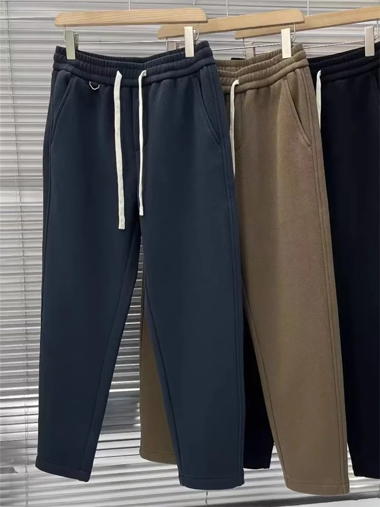 Men's Faionable Fce Lined Thiened Loose Straight Leg Casual Pants All Match Autumn Winter New Arrival High End Sle
Men's Faionable Fce Lined Thiened Loose Straight Leg Casual Pants All Match Autumn Winter New Arrival High End Sle