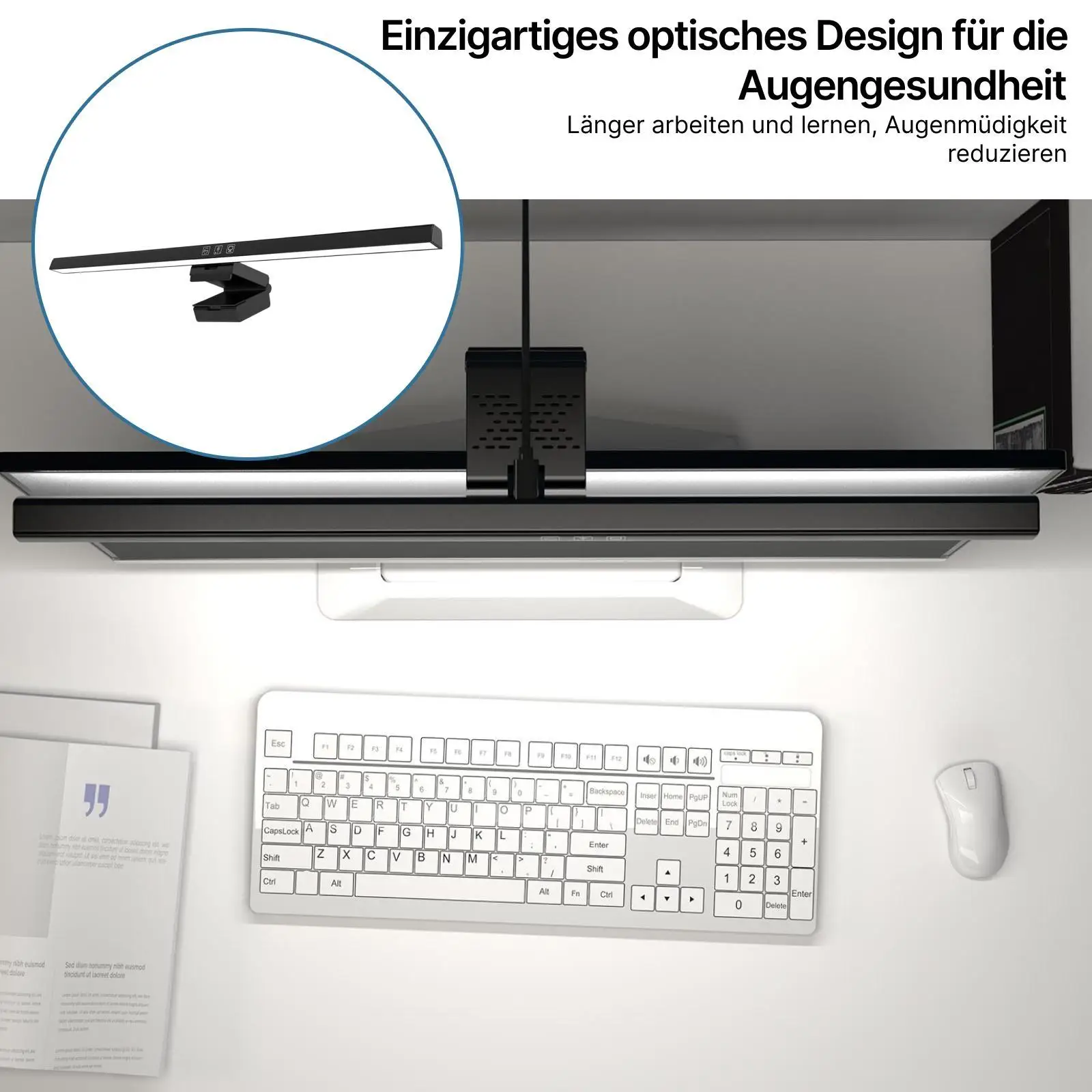 Computer Monitor Lamp Screen Hanging Dimmable Adjustable Brightness Color Temperature Computer Light Desk Lamp for Dorm Cafe
Computer Monitor Lamp Screen Hanging Dimmable Adjustable Brightness Color Temperature Computer Light Desk Lamp for Dorm Cafe