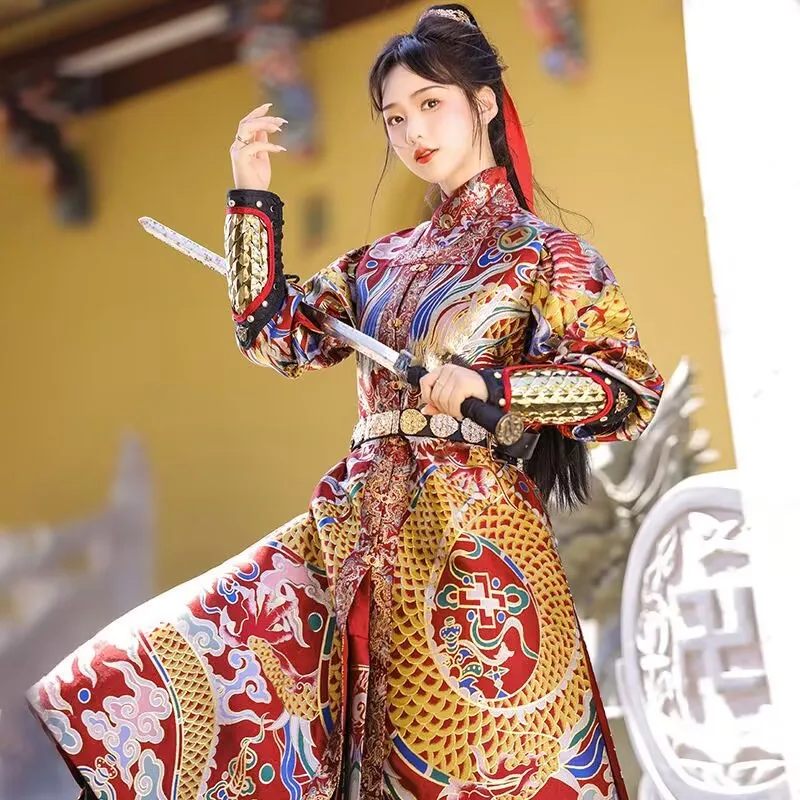 Hanfu Men&Women Ancient Chinese Hanfu Armour Gown Adult Archer Cosplay Costume Red Black Hanfu Sleeveless Coat
Hanfu Men&Women Ancient Chinese Hanfu Armour Gown Adult Archer Cosplay Costume Red Black Hanfu Sleeveless Coat
