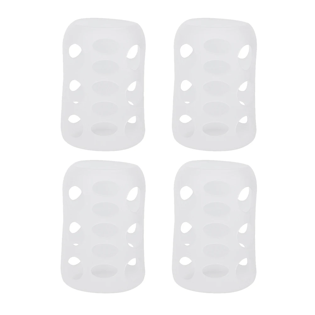 4pcs 4 Silicone Bottle Covers Anti-Slip Shockproof Baby Bottles Protector Milk Infant Feeding Glass Sleeves White Color Nursery
4pcs 4 Silicone Bottle Covers Anti-Slip Shockproof Baby Bottles Protector Milk Infant Feeding Glass Sleeves White Color Nursery