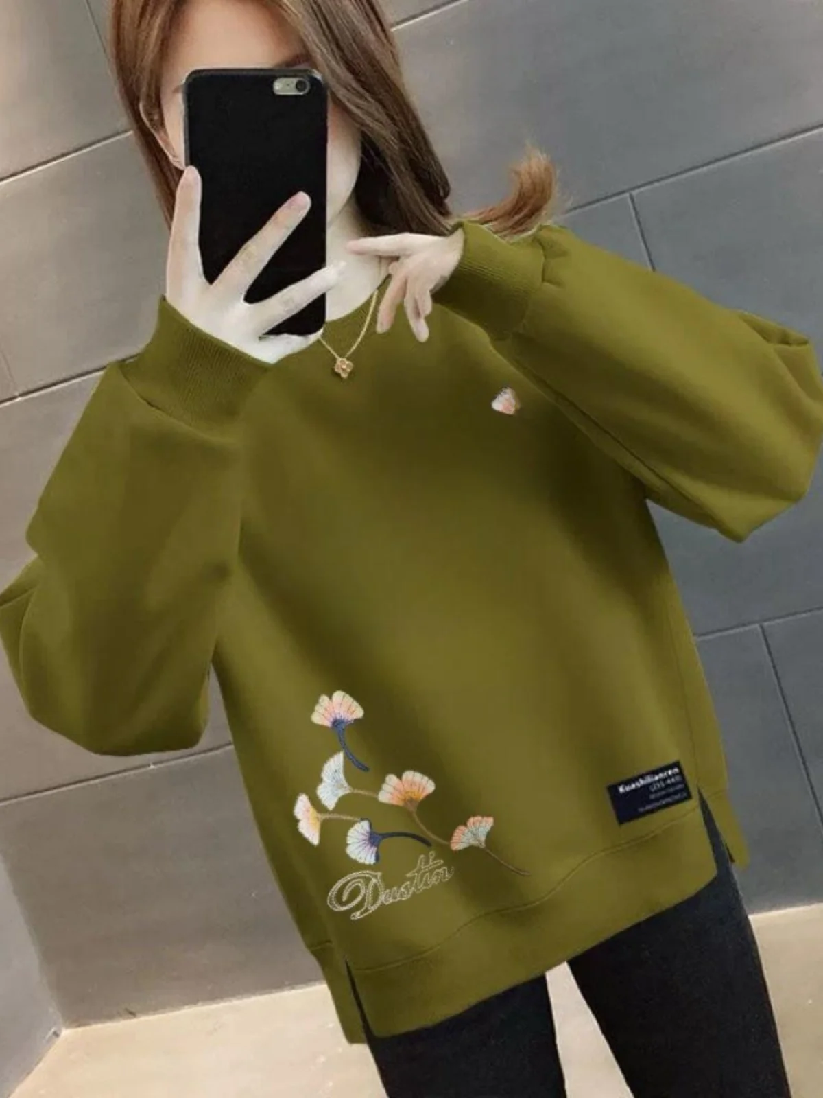 Thickened Fleece Women's Sweatshirt Spring Autumn Winter Warm Loose Print Fashion Slimming Top Trendy Casual round Neck Long ...
Thickened Fleece Women's Sweatshirt Spring Autumn Winter Warm Loose Print Fashion Slimming Top Trendy Casual round Neck Long ...