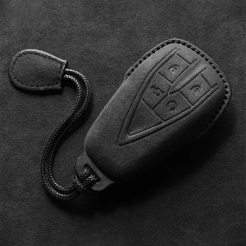 Leather Car Key Case Cover for Changan CS35 Plus CS55 Plus CS75 Plus 2019 2020 Protector Keyless Suede Keychain Car Accessories
Leather Car Key Case Cover for Changan CS35 Plus CS55 Plus CS75 Plus 2019 2020 Protector Keyless Suede Keychain Car Accessories