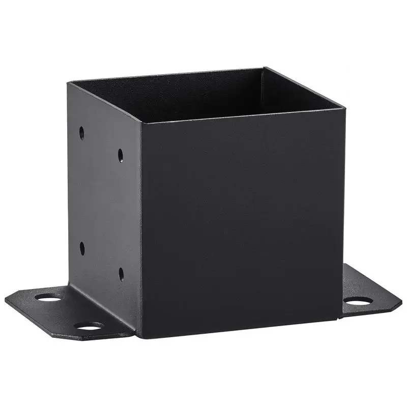 Column Anchor 5.6"x5.6" For Pavilion Deck Railing Support, Heavy Duty Powder-Coated 4 Pcs Matte Black Wood Base Plate
Column Anchor 5.6"x5.6" For Pavilion Deck Railing Support, Heavy Duty Powder-Coated 4 Pcs Matte Black Wood Base Plate