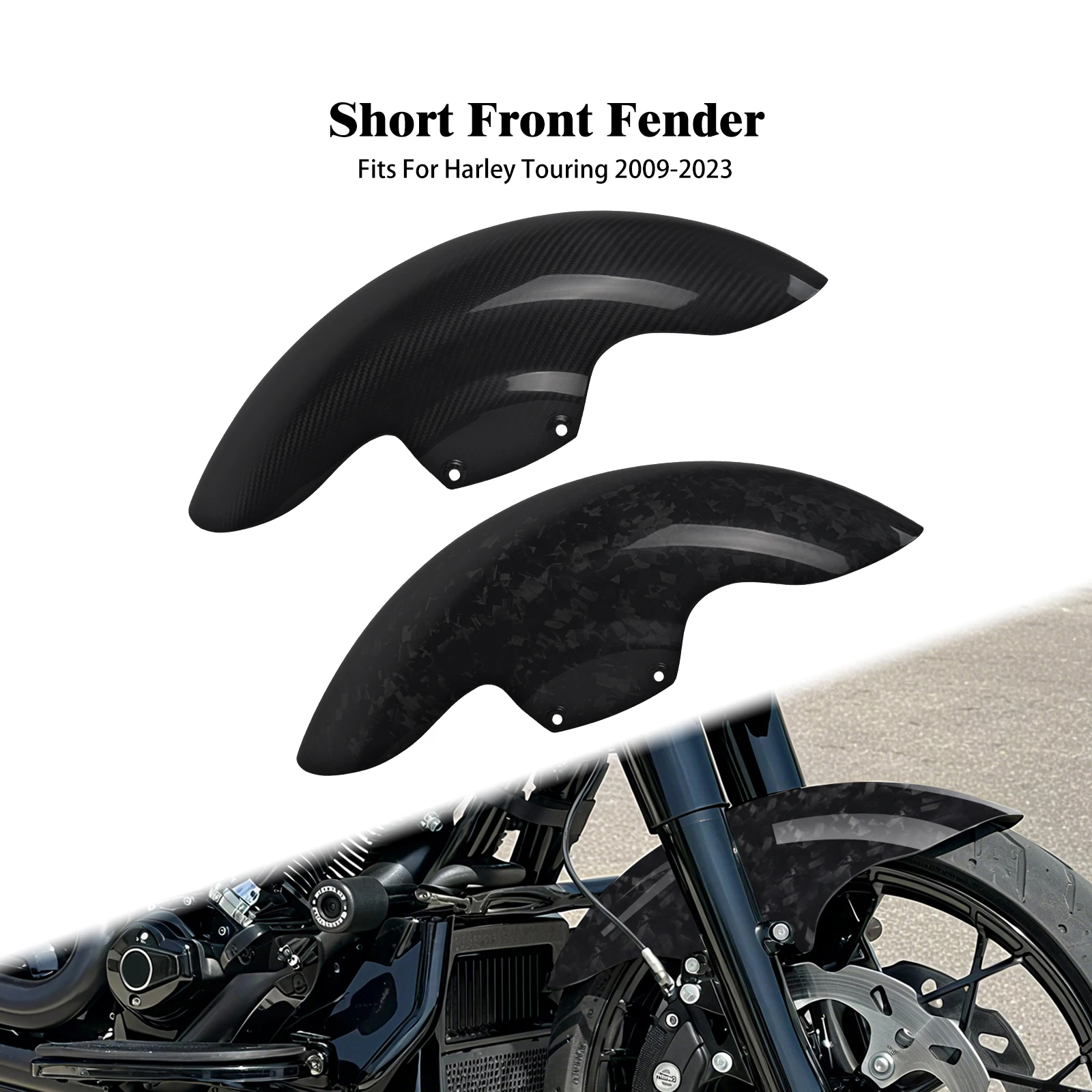 Motorcycle Front Fender Short Mudguard Wheel Cover For Harley Touring Road Street Electra Glide Road King FLHR Ultra 2009-2023
Motorcycle Front Fender Short Mudguard Wheel Cover For Harley Touring Road Street Electra Glide Road King FLHR Ultra 2009-2023