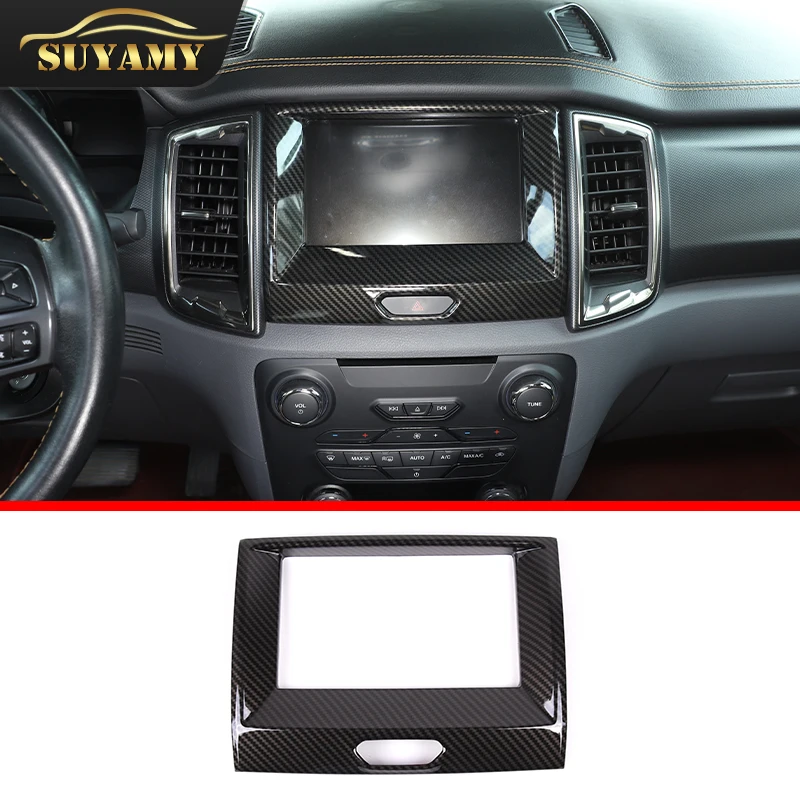 For Ford Ranger Everest Endeavor 2015-22 ABS Carbon Fiber Inner Central Control Navigation Trim Frame Decorator Car Accessories
For Ford Ranger Everest Endeavor 2015-22 ABS Carbon Fiber Inner Central Control Navigation Trim Frame Decorator Car Accessories