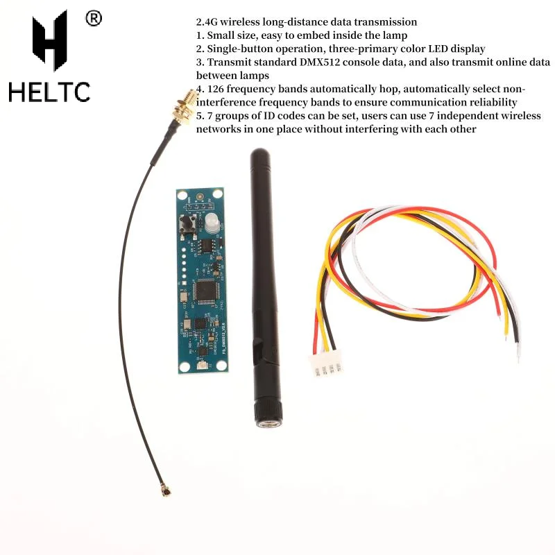 Wireless Dmx 512 Controller PCB Module Light Control Professional Stage Lighting Effect 2 In 1 Receiver Transmitter
Wireless Dmx 512 Controller PCB Module Light Control Professional Stage Lighting Effect 2 In 1 Receiver Transmitter