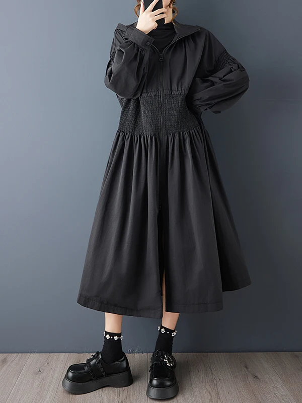 Casual Artistic Autumn Winter Coat Medium Length Korean Style Loose Personality Outerwear Women's Fashion Commute Windbreaker
Casual Artistic Autumn Winter Coat Medium Length Korean Style Loose Personality Outerwear Women's Fashion Commute Windbreaker