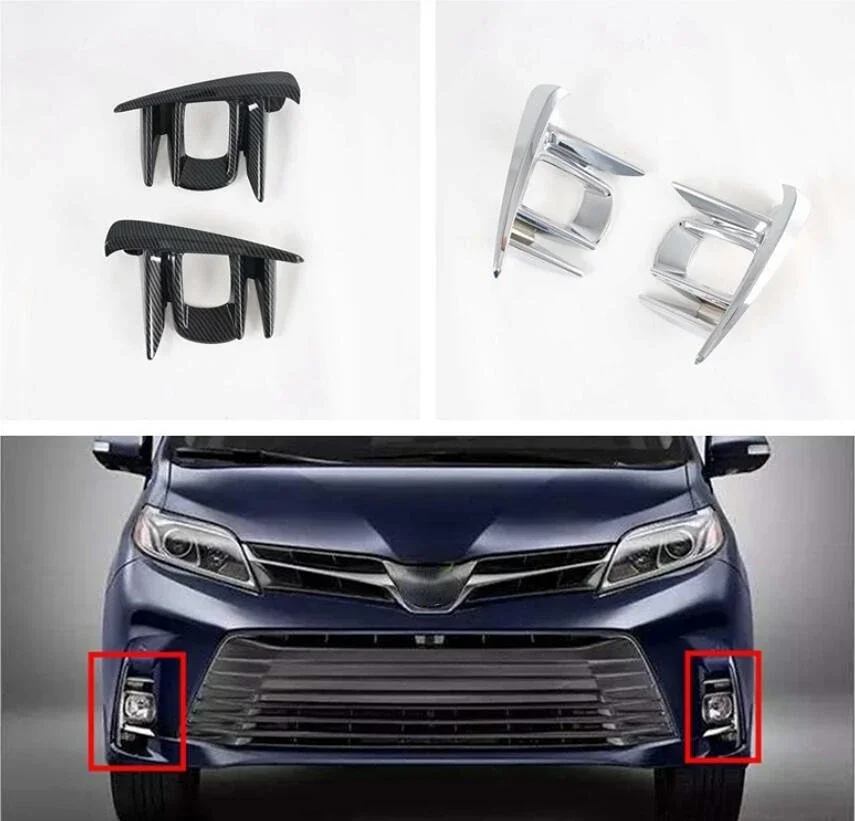 Накладки на передние противотуманные фары для TOYOTA Sienna 2018-2020, черные, красные
Накладки на передние противотуманные фары для TOYOTA Sienna 2018-2020, черные, красные