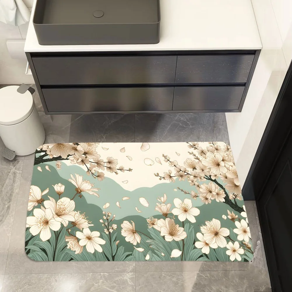 Винтажный коврик с цветочным и горным пейзажным узором, полиэстер, который можно стирать в машине, подходит для декора спальни и гостиной.
Винтажный коврик с цветочным и горным пейзажным узором, полиэстер, который можно стирать в машине, подходит для декора спальни и гостиной.