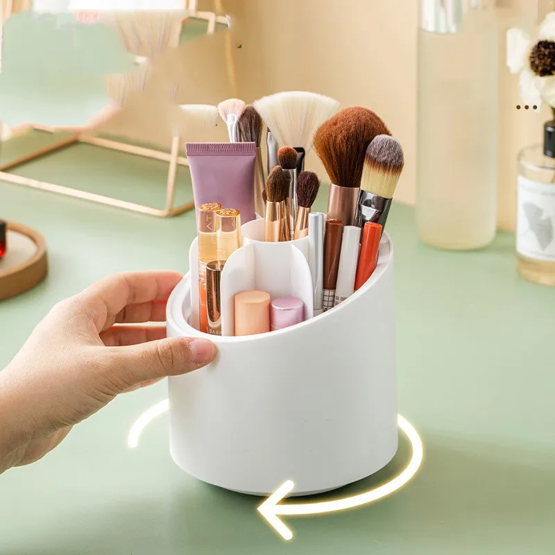 1PC Multifunction 360° Large-capacity Rotating Makeup Brush Storage Pen Holder Lipstick Eyebrow Pencil Dust-proof Pen Holder
1PC Multifunction 360° Large-capacity Rotating Makeup Brush Storage Pen Holder Lipstick Eyebrow Pencil Dust-proof Pen Holder