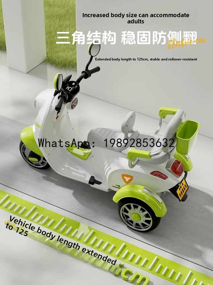 Children's Electric Tricycle for Boys and Girls, Dual Seat, Rechargeable Toy Car, Remote Control Ride-On for Kids
Children's Electric Tricycle for Boys and Girls, Dual Seat, Rechargeable Toy Car, Remote Control Ride-On for Kids