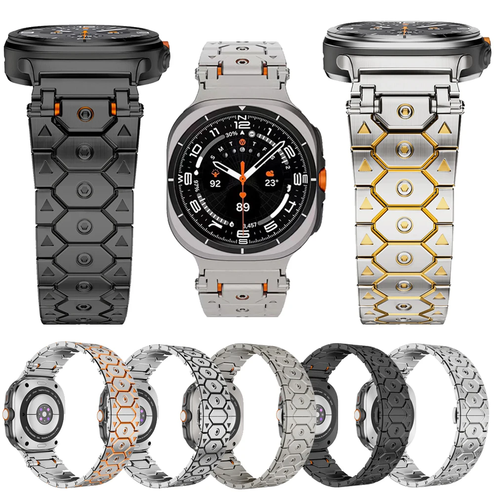 Original High-end Metal Strap for Samsung Galaxy Watch Ultra 47mm Watchband Bracelet for Samsung Watch Ultra 47mm Accessory Band
Original High-end Metal Strap for Samsung Galaxy Watch Ultra 47mm Watchband Bracelet for Samsung Watch Ultra 47mm Accessory Band