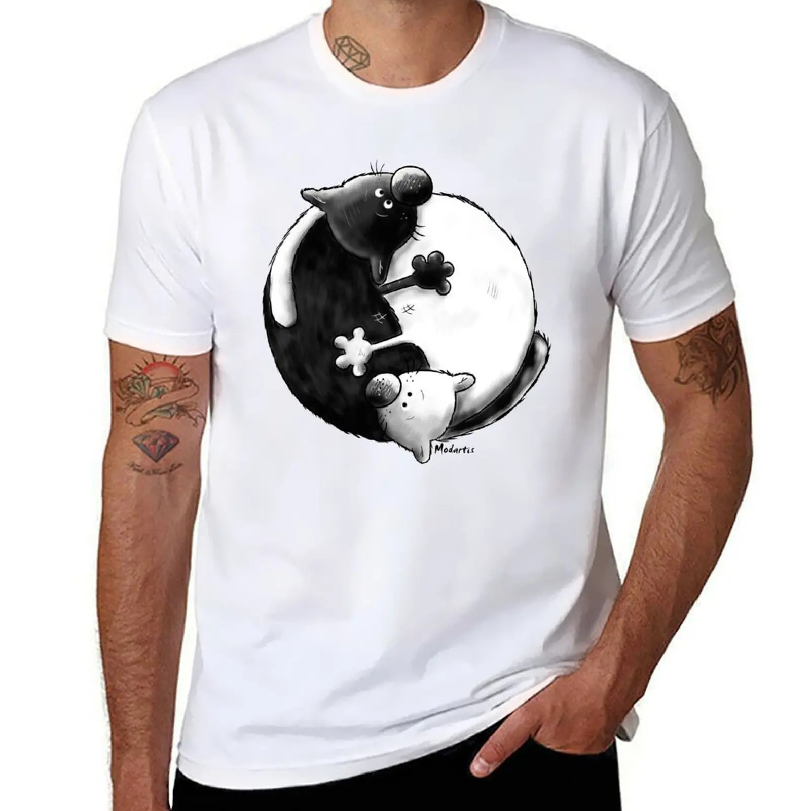 Yin and Yang Cats T-Shirt t shirt custom print man t shirts for men T-Shirt 
Yin and Yang Cats T-Shirt t shirt custom print man t shirts for men T-Shirt