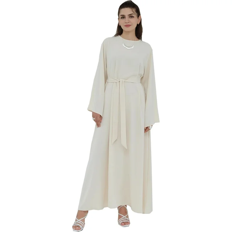 Women Long Abaya Dress with Belt Muslim Bell Sleeve Robe Islamic Maxi Prayer Jilbab
Women Long Abaya Dress with Belt Muslim Bell Sleeve Robe Islamic Maxi Prayer Jilbab