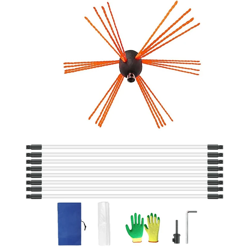Chimney Brush Kit Chimney Kit Rig-Driven Chimney Cleaning Tool Fit For Cleaning Fireplace Flues
Chimney Brush Kit Chimney Kit Rig-Driven Chimney Cleaning Tool Fit For Cleaning Fireplace Flues