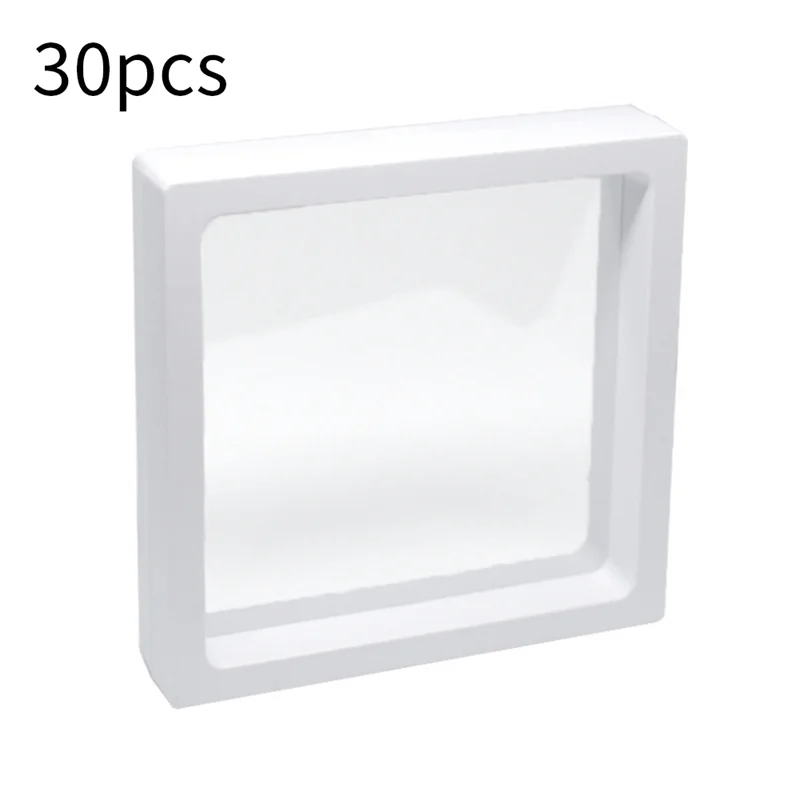 30 Pcs 3D Floating Coin Display Frame Stand Storage Boxes For Jewelry Ring Earrings Coin Medals Challenge Medal Holder
30 Pcs 3D Floating Coin Display Frame Stand Storage Boxes For Jewelry Ring Earrings Coin Medals Challenge Medal Holder