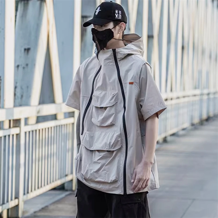 Новинка 2024, тактические куртки, винтажная ветровка, мужские повседневные жилеты с капюшоном, пальто большого размера в стиле хип-хоп, верхняя одежда унисекс, техническая одежда
Новинка 2024, тактические куртки, винтажная ветровка, мужские повседневные жилеты с капюшоном, пальто большого размера в стиле хип-хоп, верхняя одежда унисекс, техническая одежда