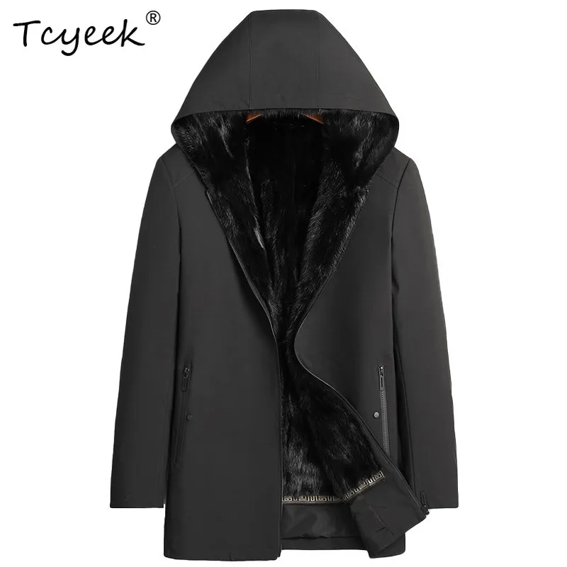 Tcyeek Mink Real Fur Coat Warm Mens Parka 2026 Outdoor Winter Clothes Hoodie Mid-length Trench Coats Liner Detachable Дубленка
Tcyeek Mink Real Fur Coat Warm Mens Parka 2026 Outdoor Winter Clothes Hoodie Mid-length Trench Coats Liner Detachable Дубленка