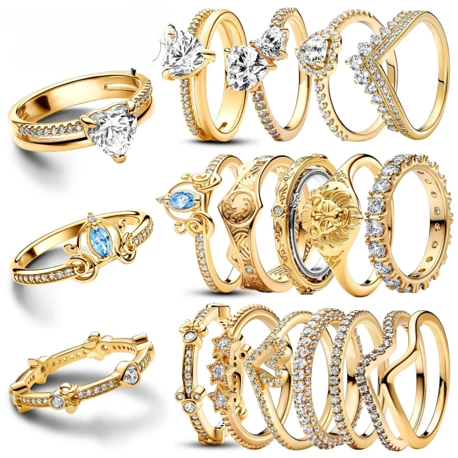 2025 New 925 silver Plating Charm Rings Double Band Heart Wedding Ring Original Jewelry Women Holiday party gifts
2025 New 925 silver Plating Charm Rings Double Band Heart Wedding Ring Original Jewelry Women Holiday party gifts