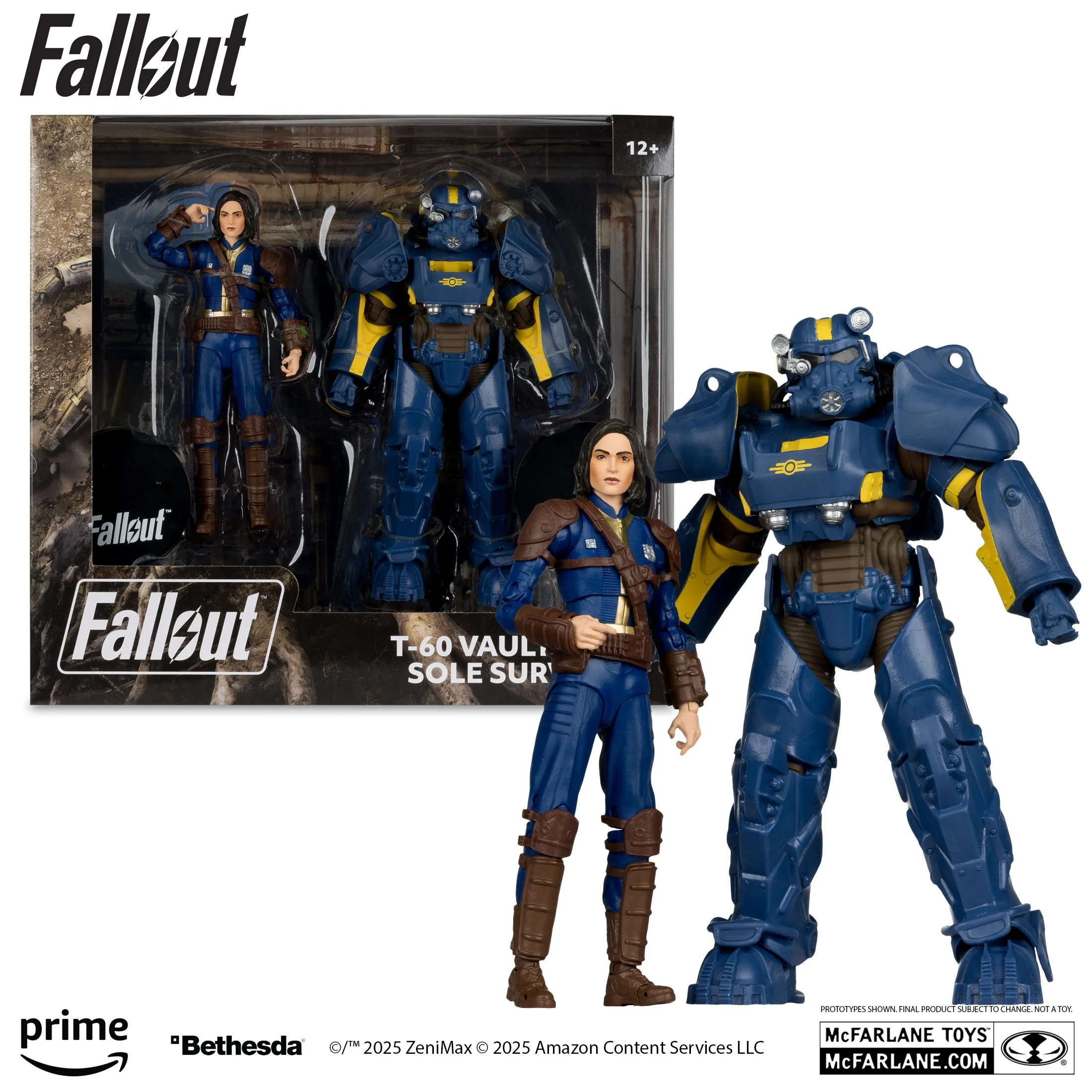 Mcfarlane Toys T-60 Vault Tec & Sole Survivor (Fallout New Vegas) 2-Pack 7" Original Action Figure Model Doll Garage Kit
Mcfarlane Toys T-60 Vault Tec & Sole Survivor (Fallout New Vegas) 2-Pack 7" Original Action Figure Model Doll Garage Kit