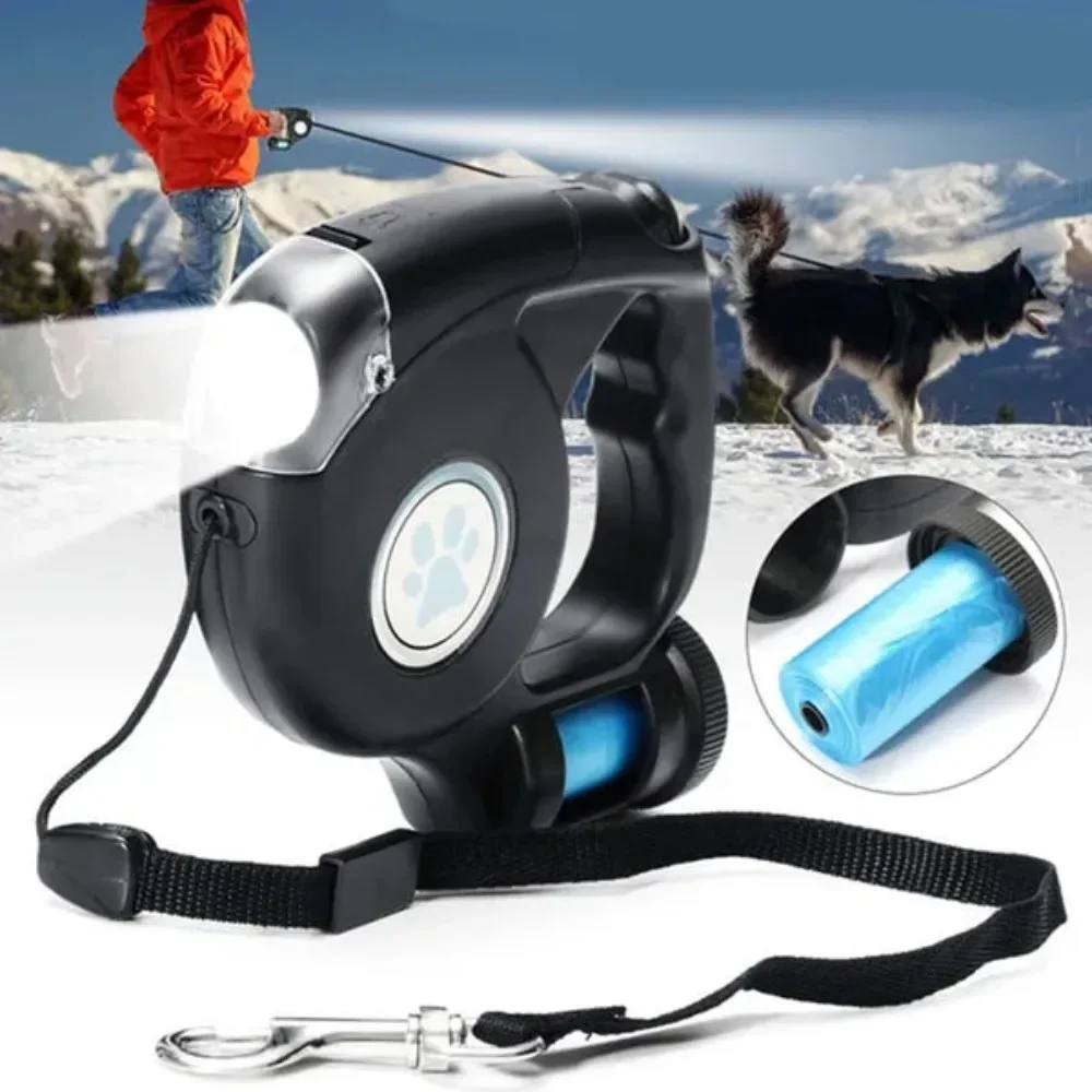 Pet Automatic Retractable Leash Dog Leash Night Lighting Travel Pet Leash Have 1PC Garbage Bag Traction Rope For Night Walking
Pet Automatic Retractable Leash Dog Leash Night Lighting Travel Pet Leash Have 1PC Garbage Bag Traction Rope For Night Walking
