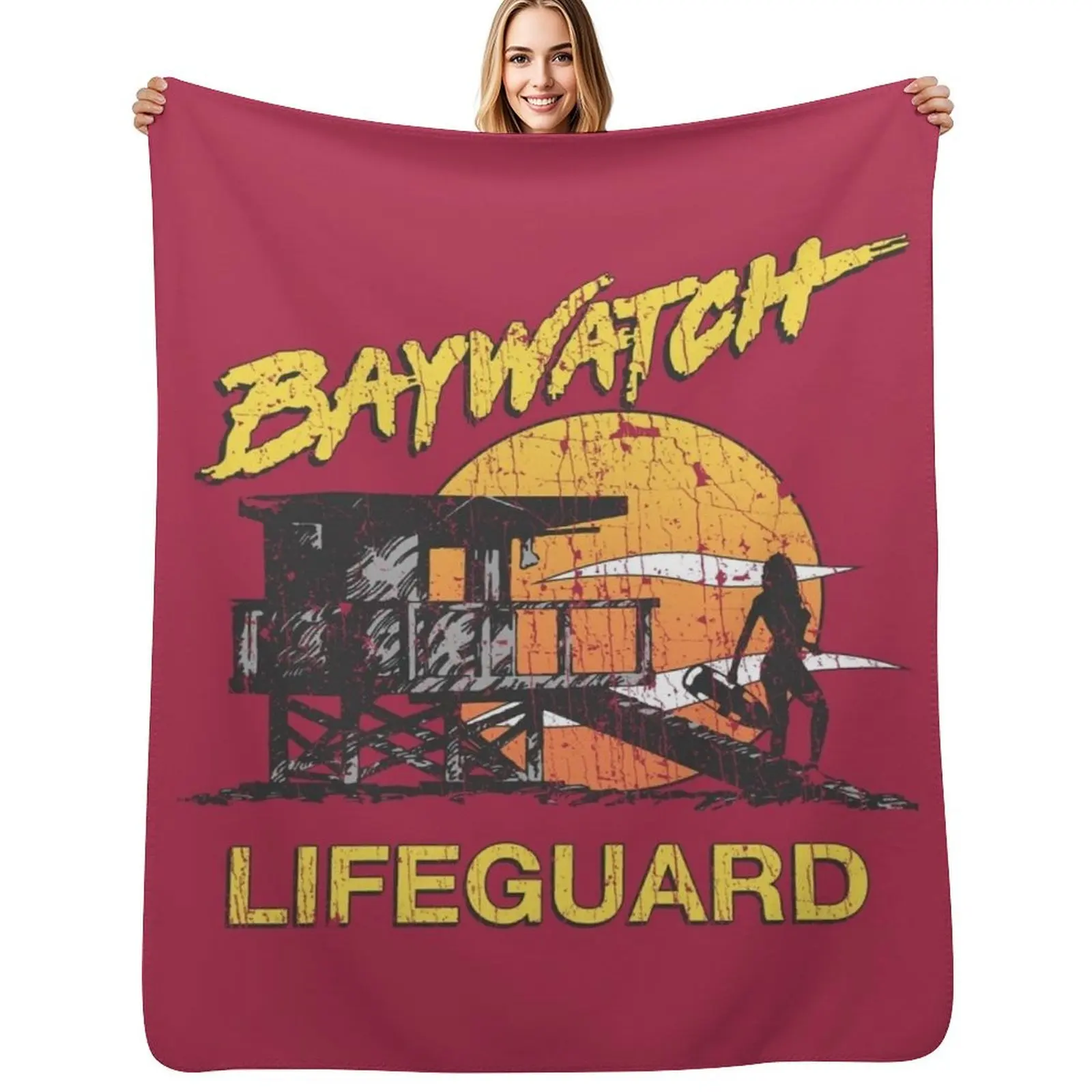 Baywatch Lifeguard Sunset 1989 Throw Blanket Stylish Couch Blanket for Home Living Room
Baywatch Lifeguard Sunset 1989 Throw Blanket Stylish Couch Blanket for Home Living Room