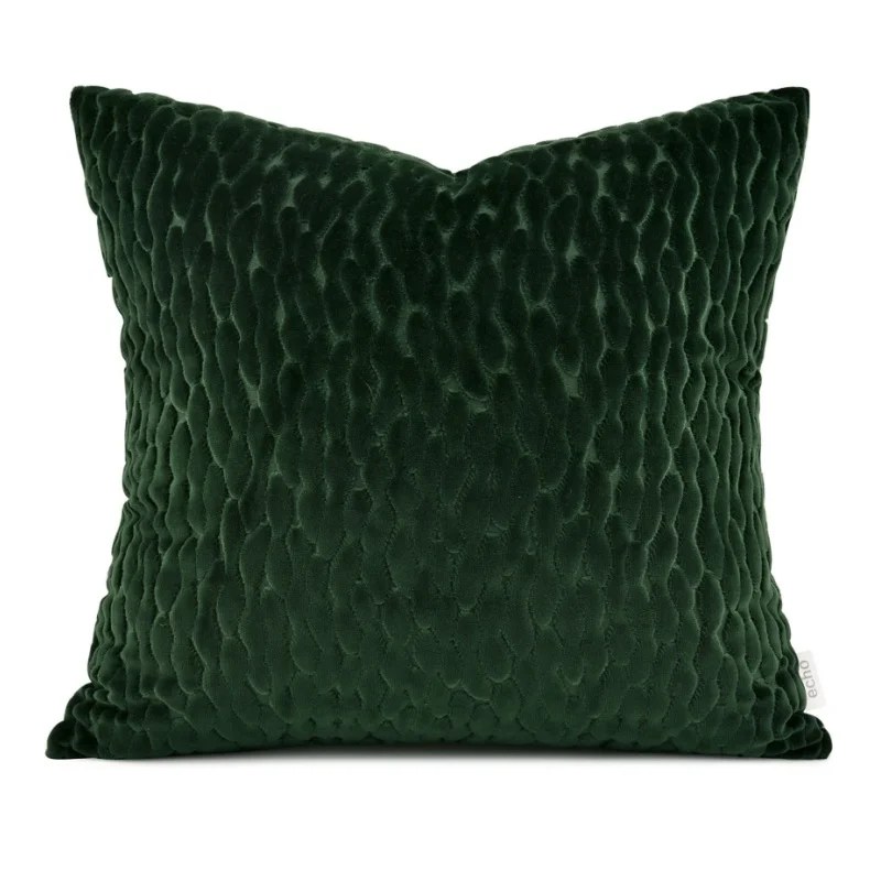Emerald Green Textured Velvet Throw Pillow Cover Embossed Wave Pattern Cushion Case Modern Decorative Pillow Cover For Sofa
Emerald Green Textured Velvet Throw Pillow Cover Embossed Wave Pattern Cushion Case Modern Decorative Pillow Cover For Sofa