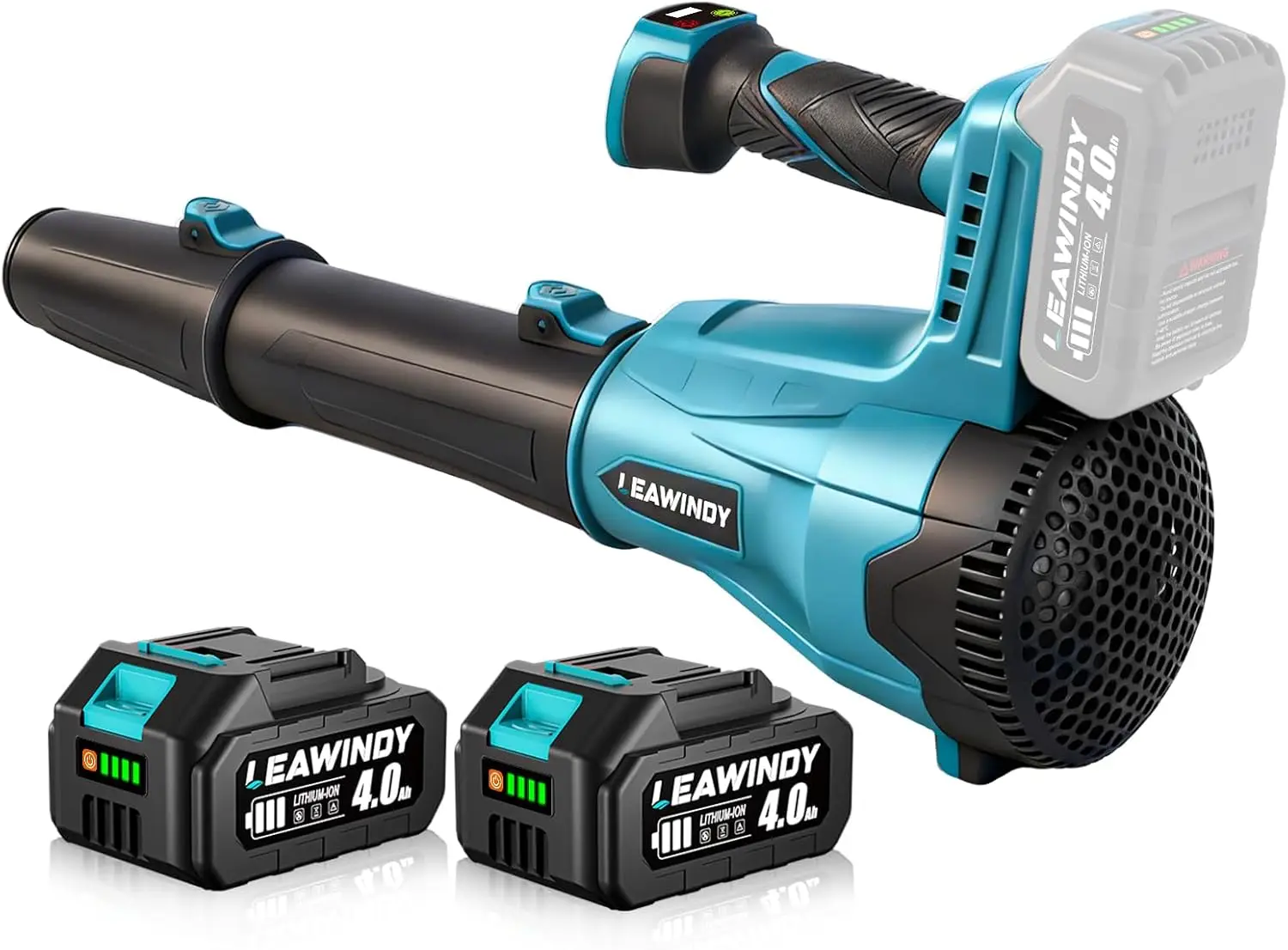 6-Speed Cordless Leaf Blower 650CFM 180MPH, 2x4.0Ah Batteries & Charger, 21V Lightweight for Patio & Lawn
6-Speed Cordless Leaf Blower 650CFM 180MPH, 2x4.0Ah Batteries & Charger, 21V Lightweight for Patio & Lawn