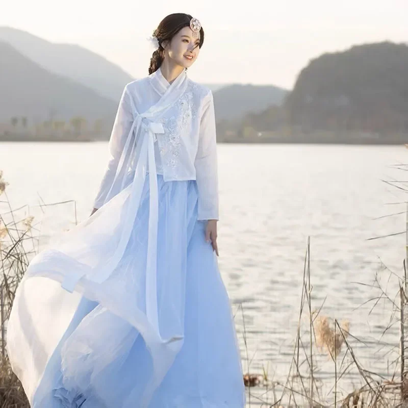 2025 Traditional Korean Clothing Hanbok Dress Women Court National Costume Hanbok Mujer Dance Cosplay Perform Kimono Yukata Set
2025 Traditional Korean Clothing Hanbok Dress Women Court National Costume Hanbok Mujer Dance Cosplay Perform Kimono Yukata Set