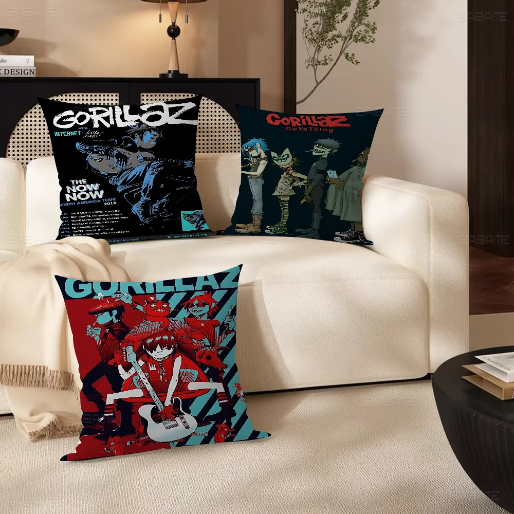 Retro Music Gorillaz Office Cushion Pillowcase Car Cushion Cover45X45CM Lumbar Pillowcase Sofa Pillowcover
Retro Music Gorillaz Office Cushion Pillowcase Car Cushion Cover45X45CM Lumbar Pillowcase Sofa Pillowcover